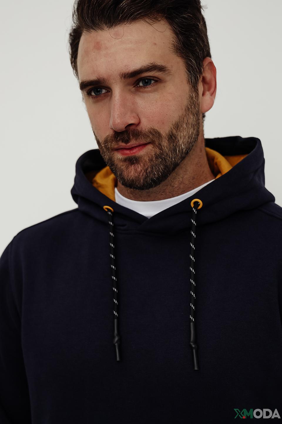 Худи Granchio мужской тёмно-синий