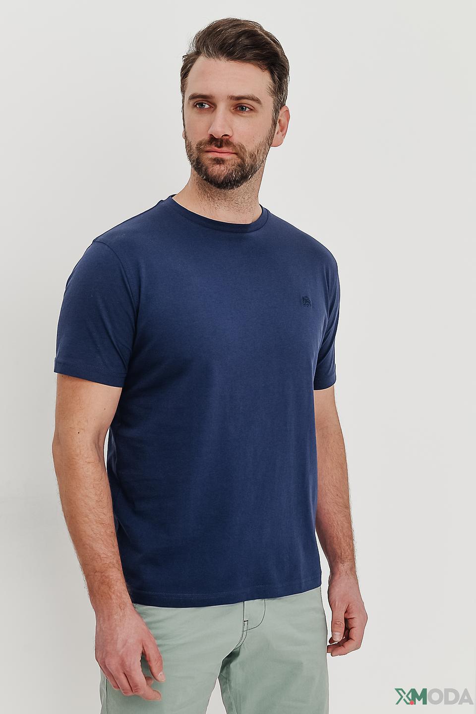 Футболка Lerros синяя с логотипом