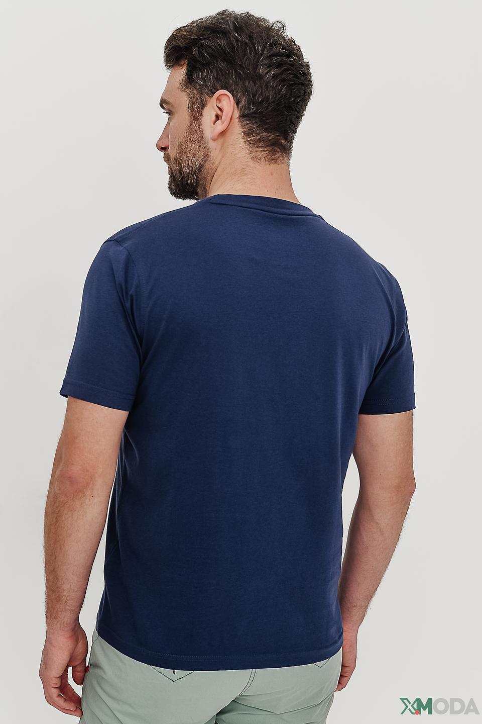 Футболка Lerros синяя с логотипом