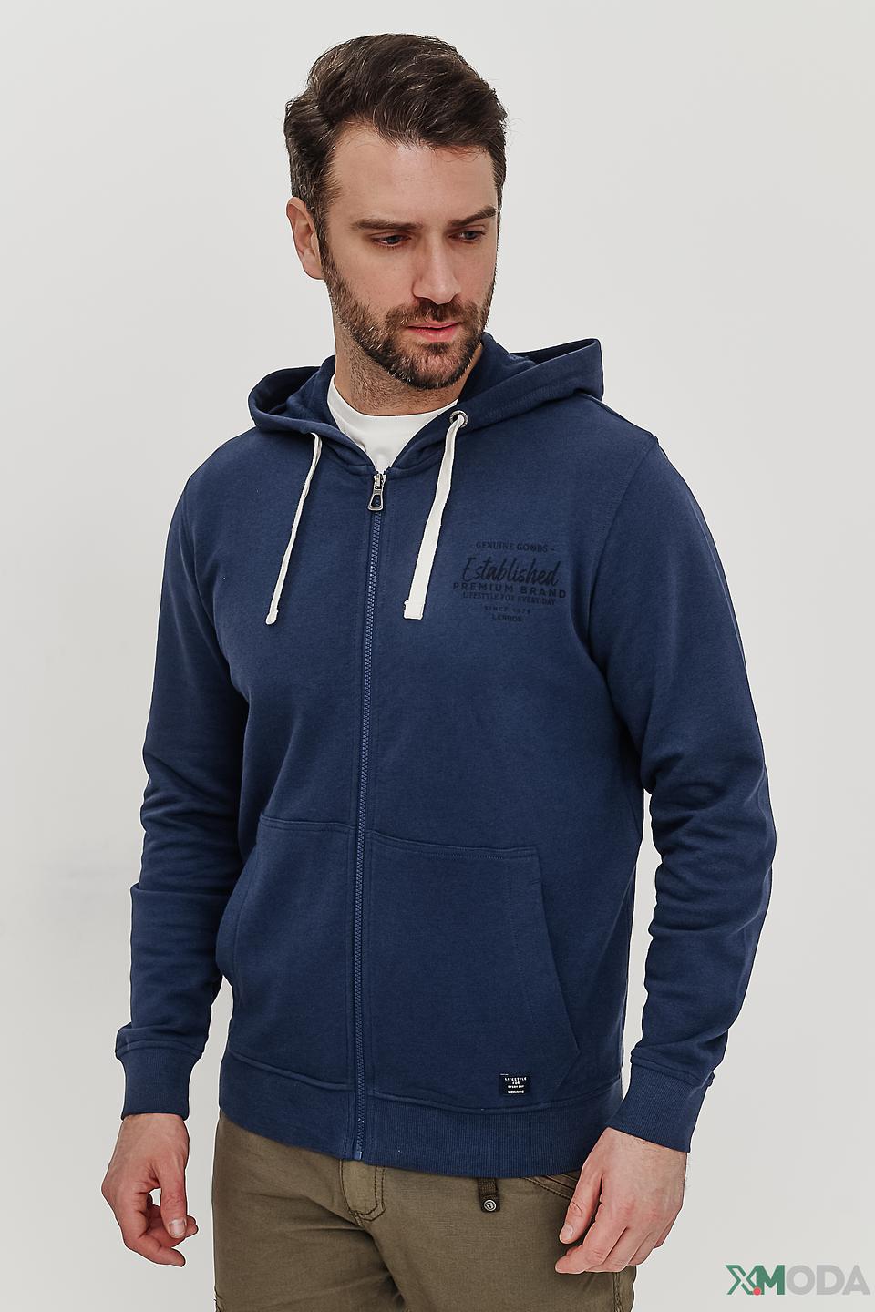 Кардиган Lerros с капюшоном синий