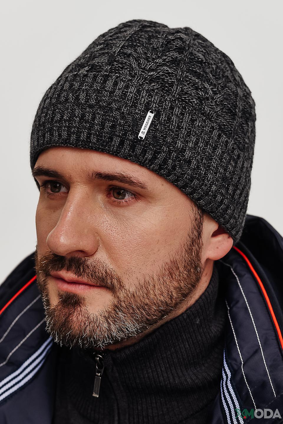 Шапка Wegener мужская серая