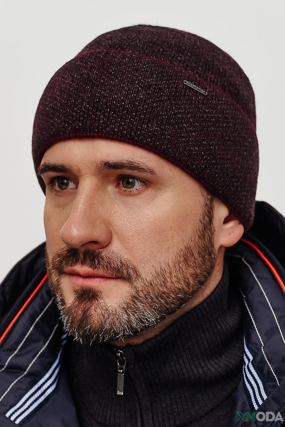 Шапка Marhatter мужская бордовая