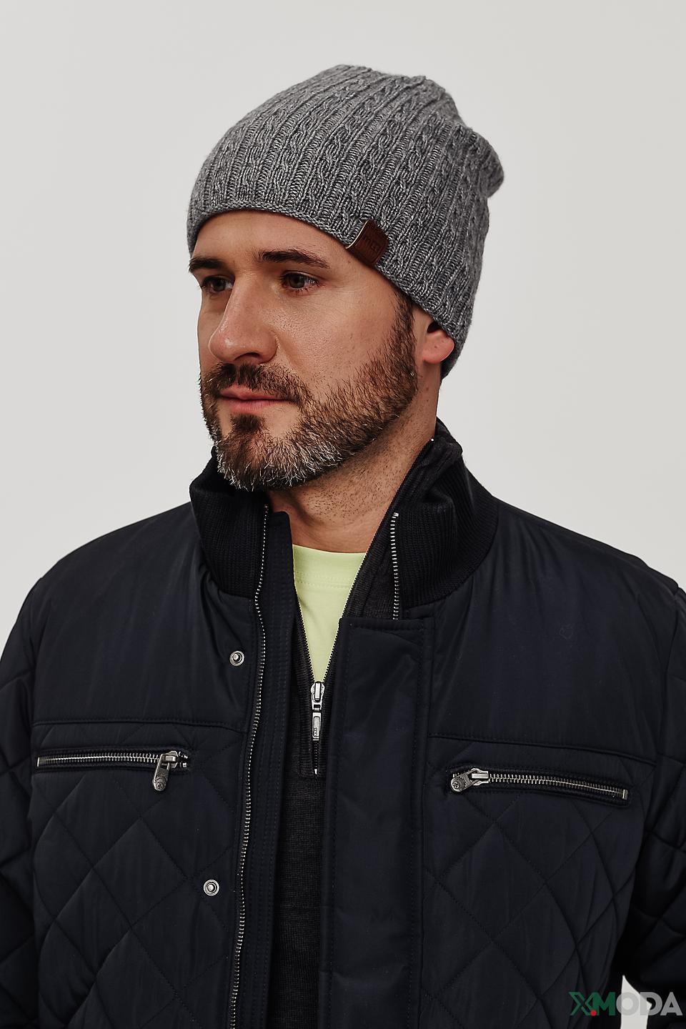 Шапка Marhatter мужская серая