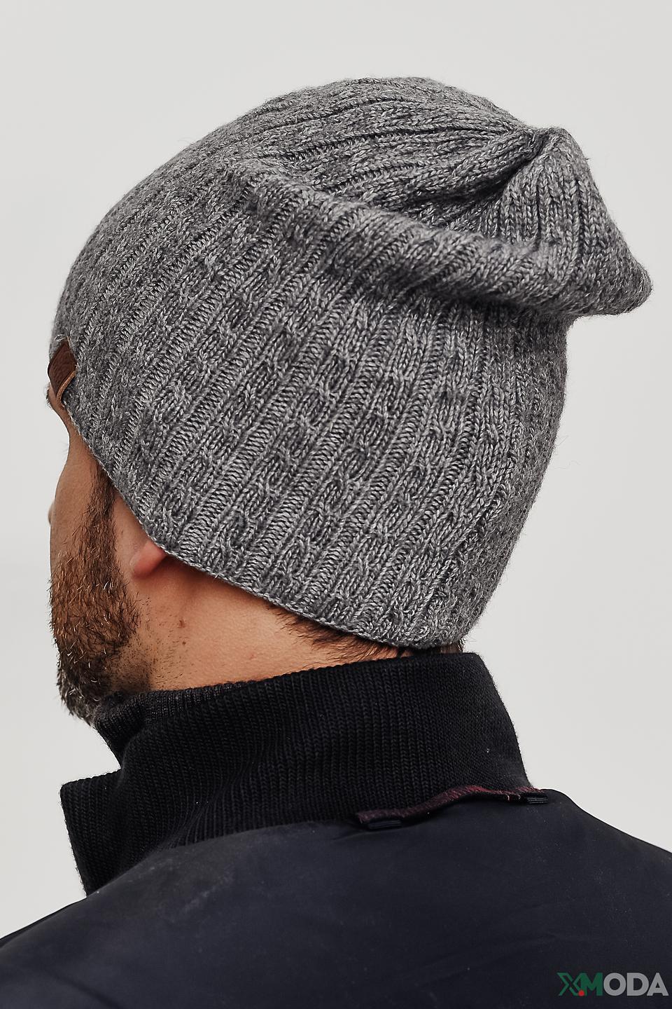 Шапка Marhatter мужская серая