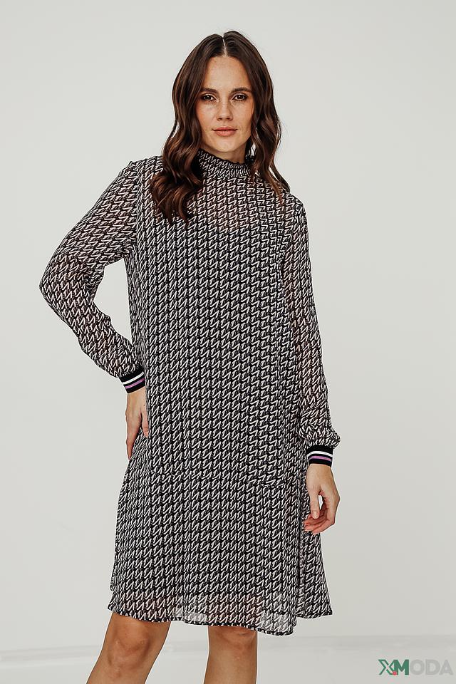 Платье Marc Cain с геометрическим принтом