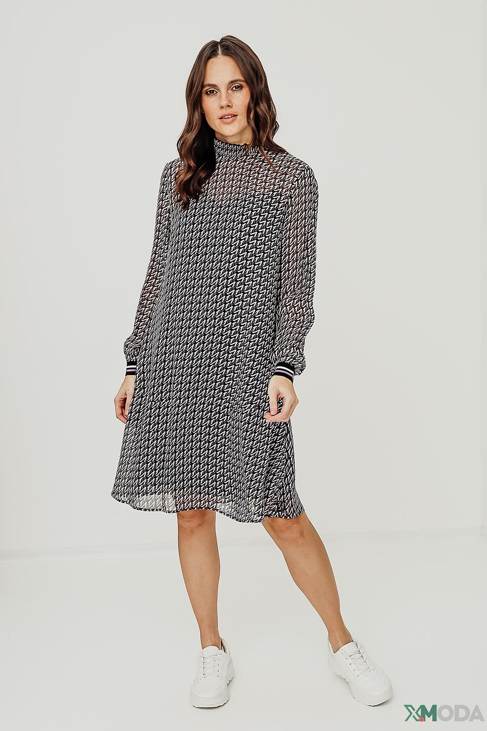 Платье Marc Cain с геометрическим принтом