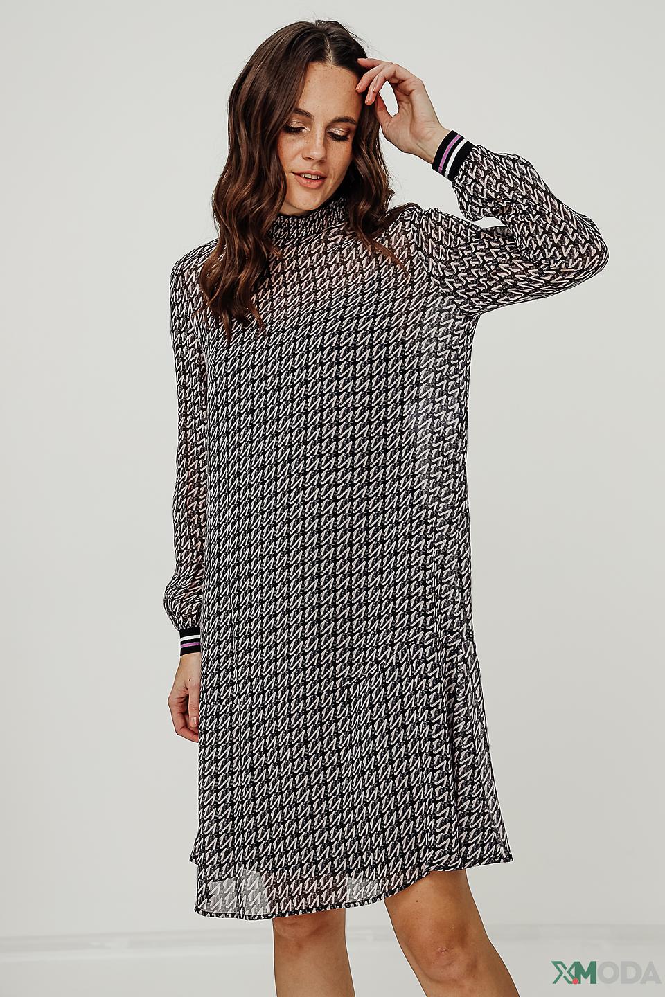 Платье Marc Cain с геометрическим принтом