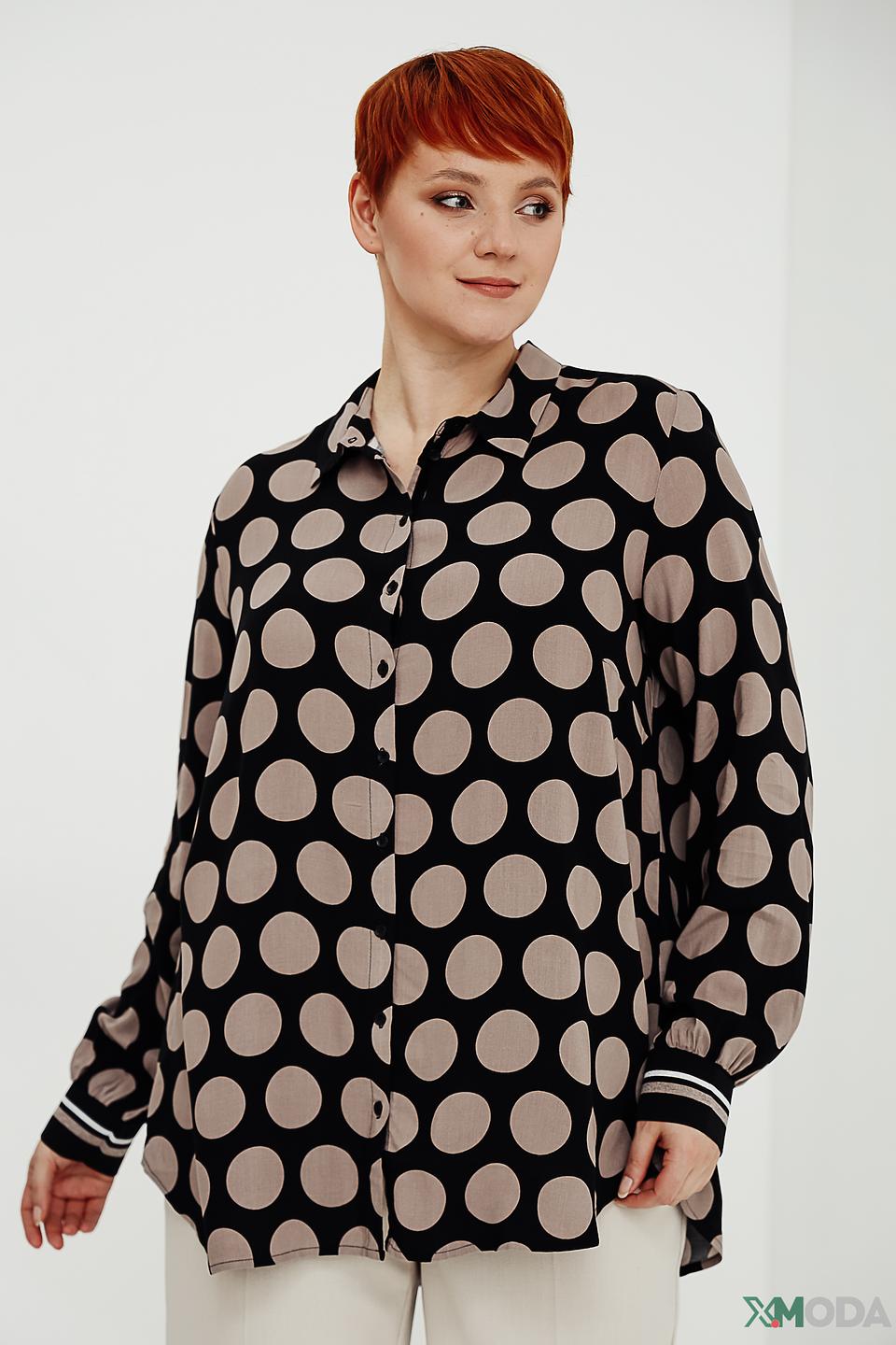 Рубашка Frapp в горошек