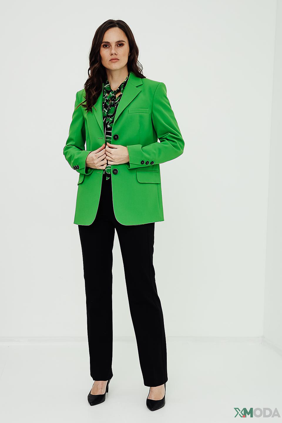 Блуза Luisa Cerano с принтом, зеленый