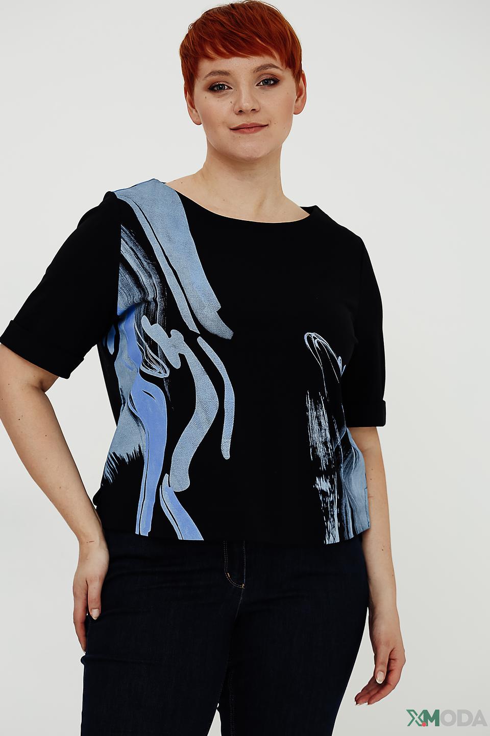 Блуза Taifun с абстрактным рисунком