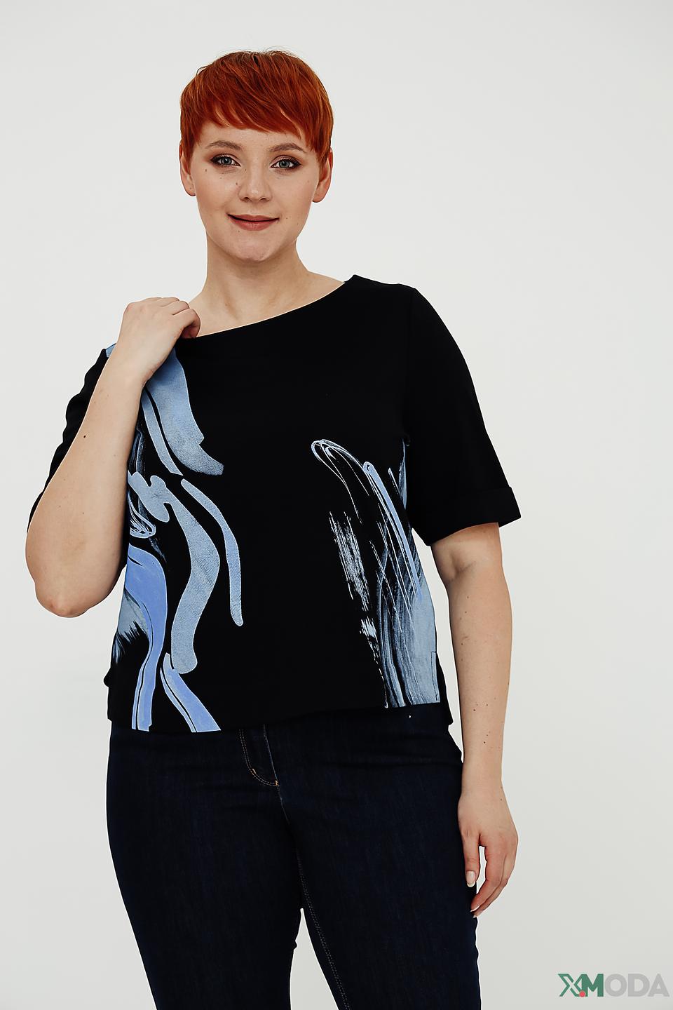 Блуза Taifun с абстрактным рисунком