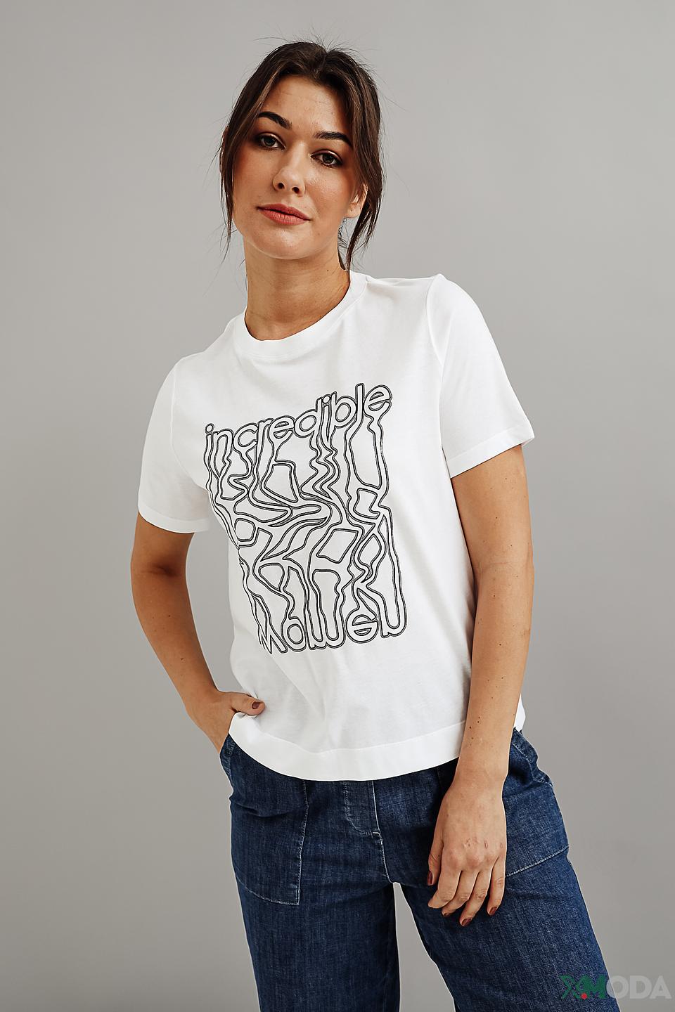 Футболка Luisa Cerano с принтом