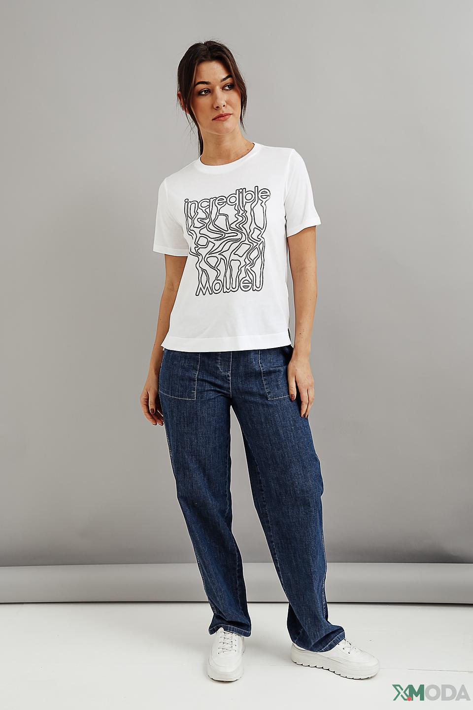 Футболка Luisa Cerano с принтом