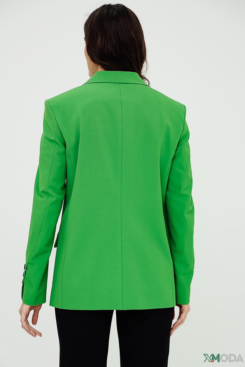 Жакет Luisa Cerano зелёный приталенный
