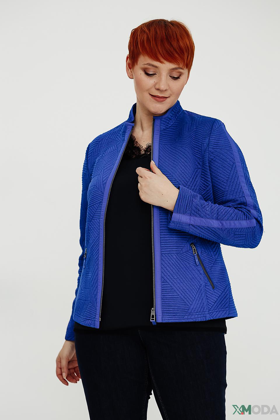 Жакет Rabe collection синий стеганый