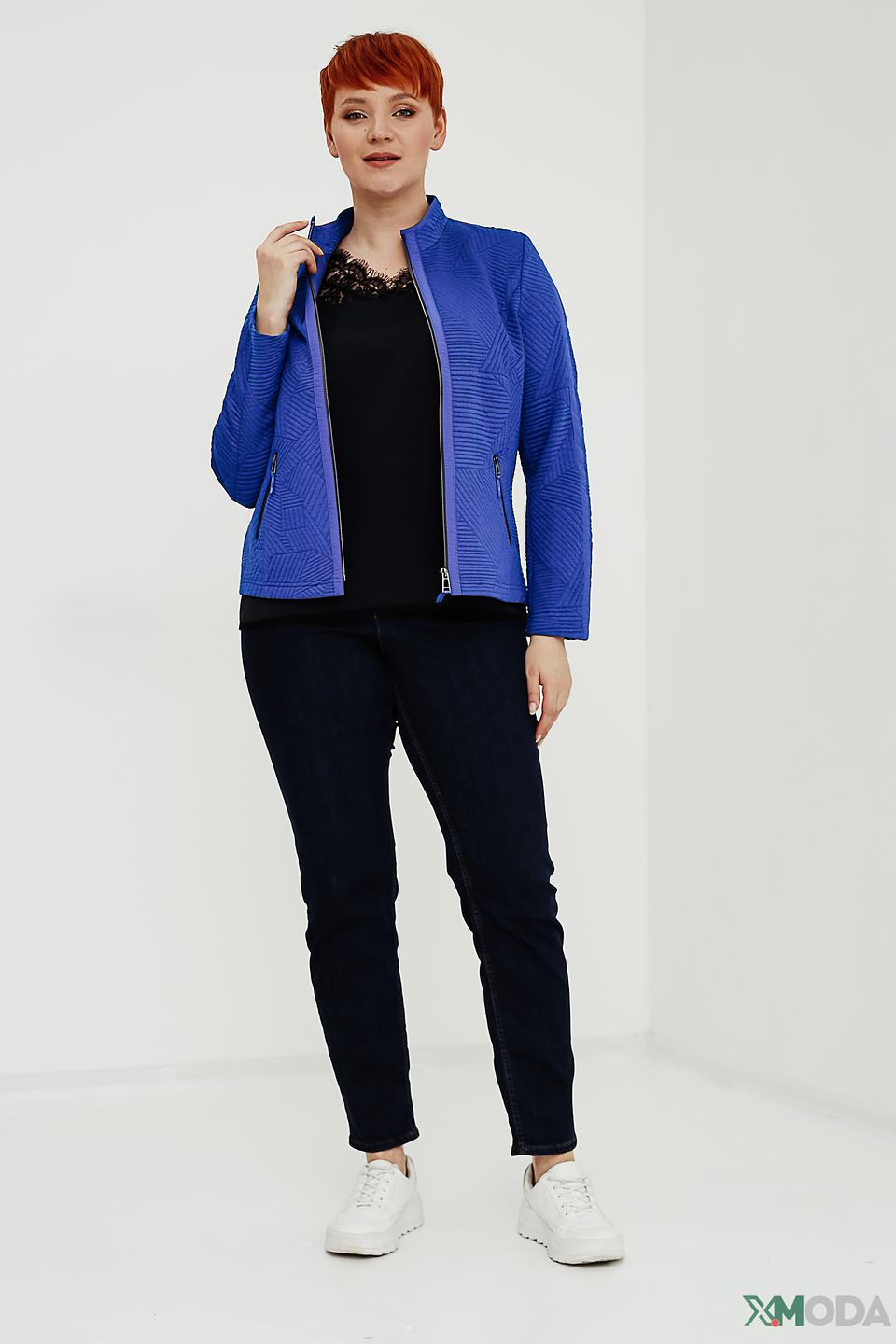 Жакет Rabe collection синий стеганый