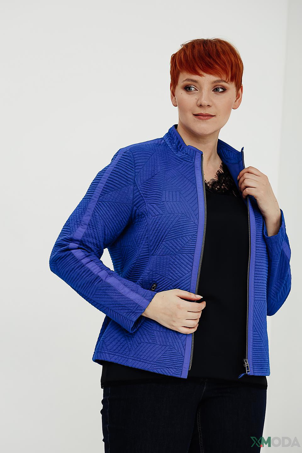 Жакет Rabe collection синий стеганый