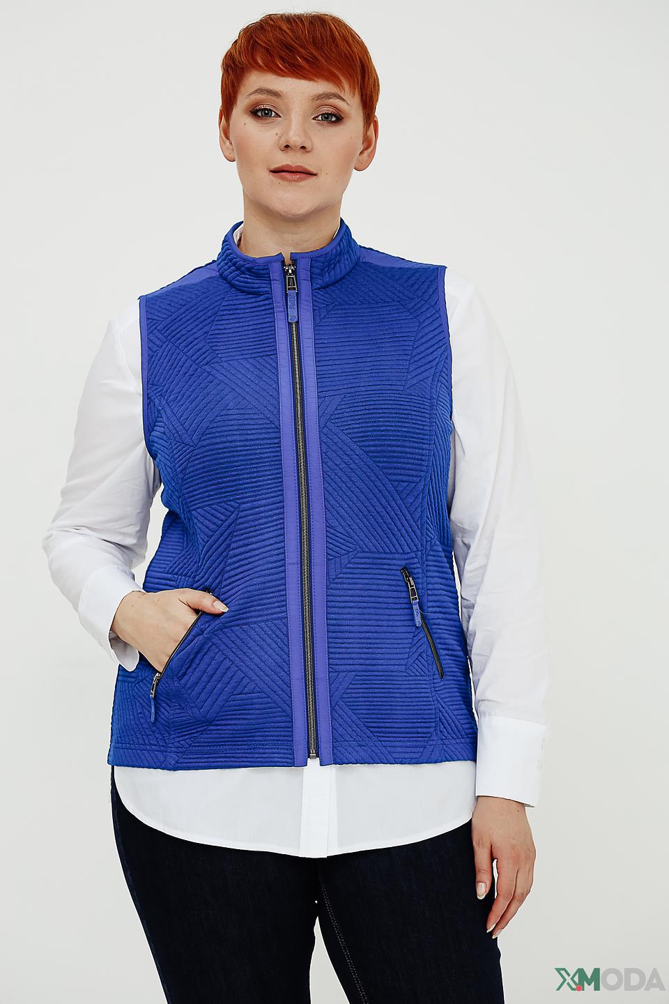 Жилет Rabe collection синий стеганый