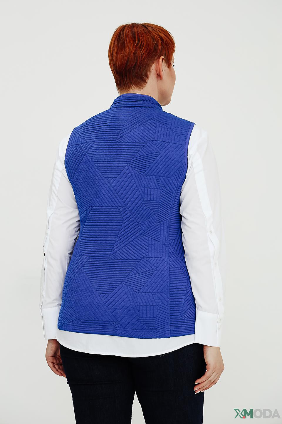 Жилет Rabe collection синий стеганый