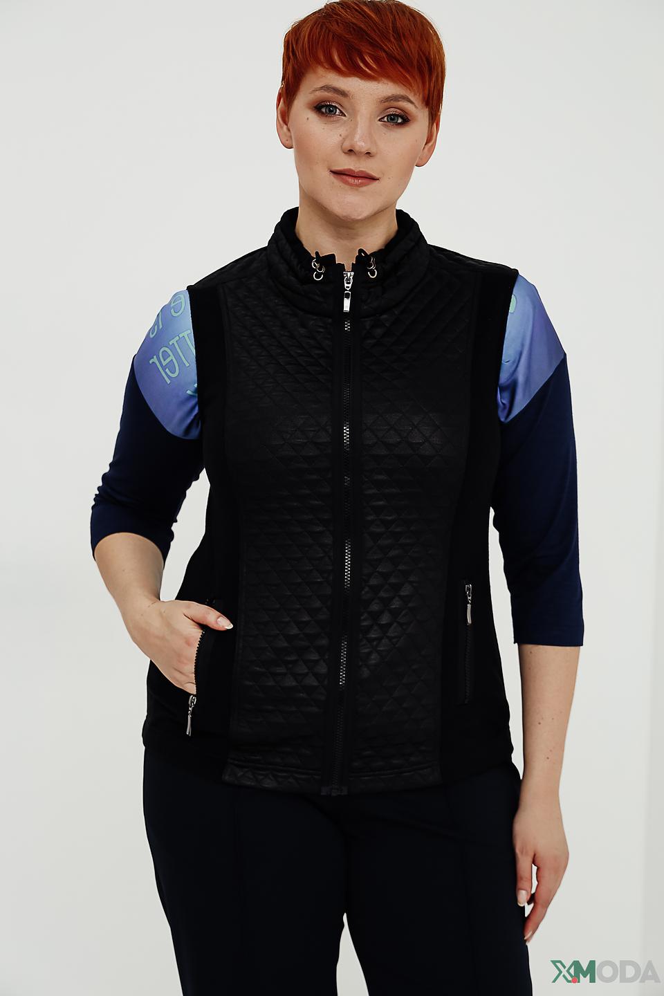 Жилет Rabe collection стеганый черный