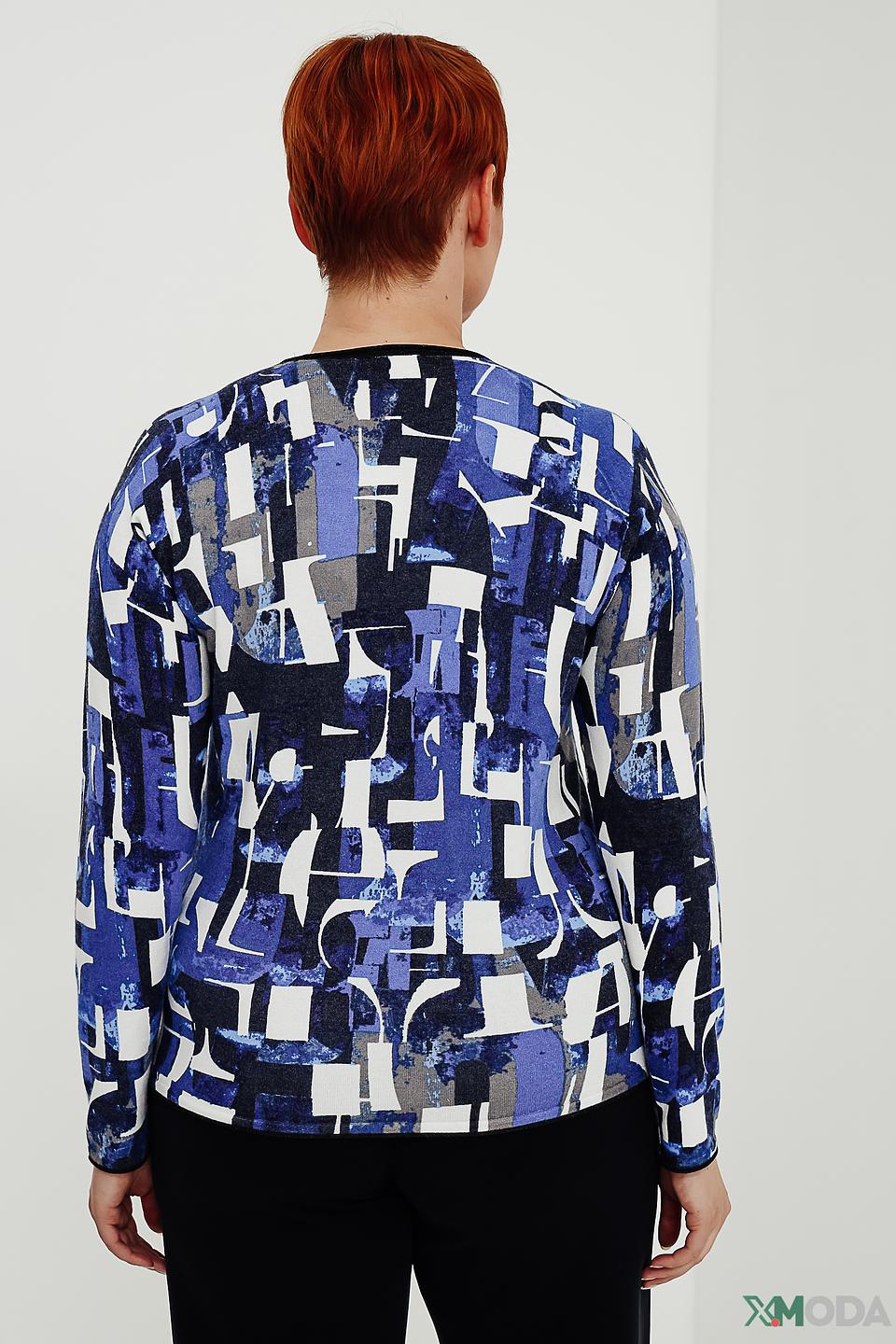 Пуловер Rabe collection с геометрическим принтом