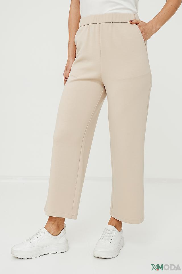 Брюки кюлоты Oui бежевые