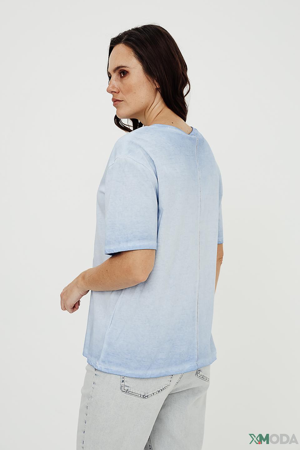 Футболка Oui с принтом Dream Big голубая