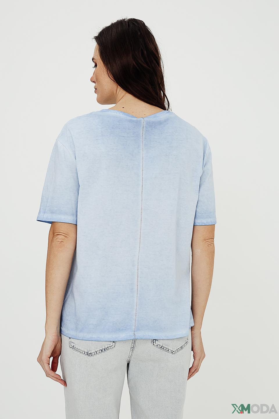 Футболка Oui с принтом Dream Big голубая