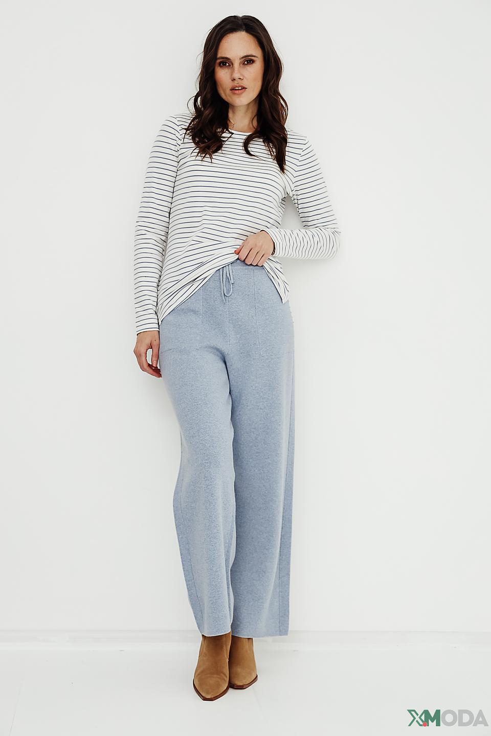 Брюки Oui голубого цвета