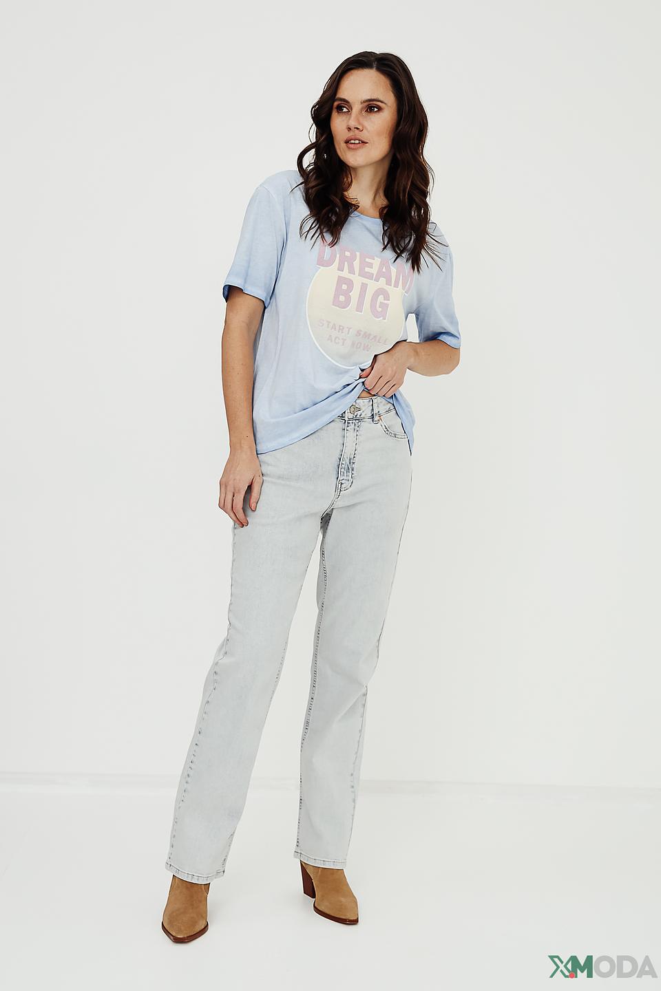 Джинсы Oui светло-голубые прямые