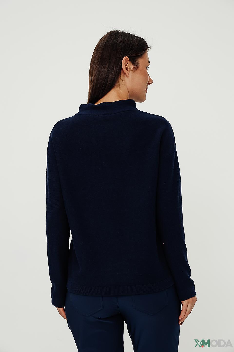 Пуловер Monari с логотипом, синий