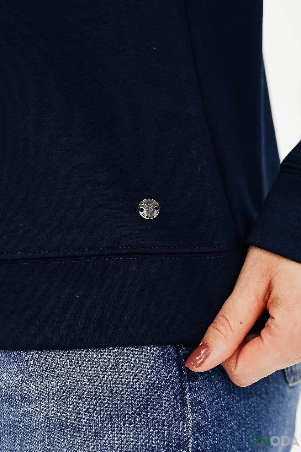 Джемпер Monari с принтом синий