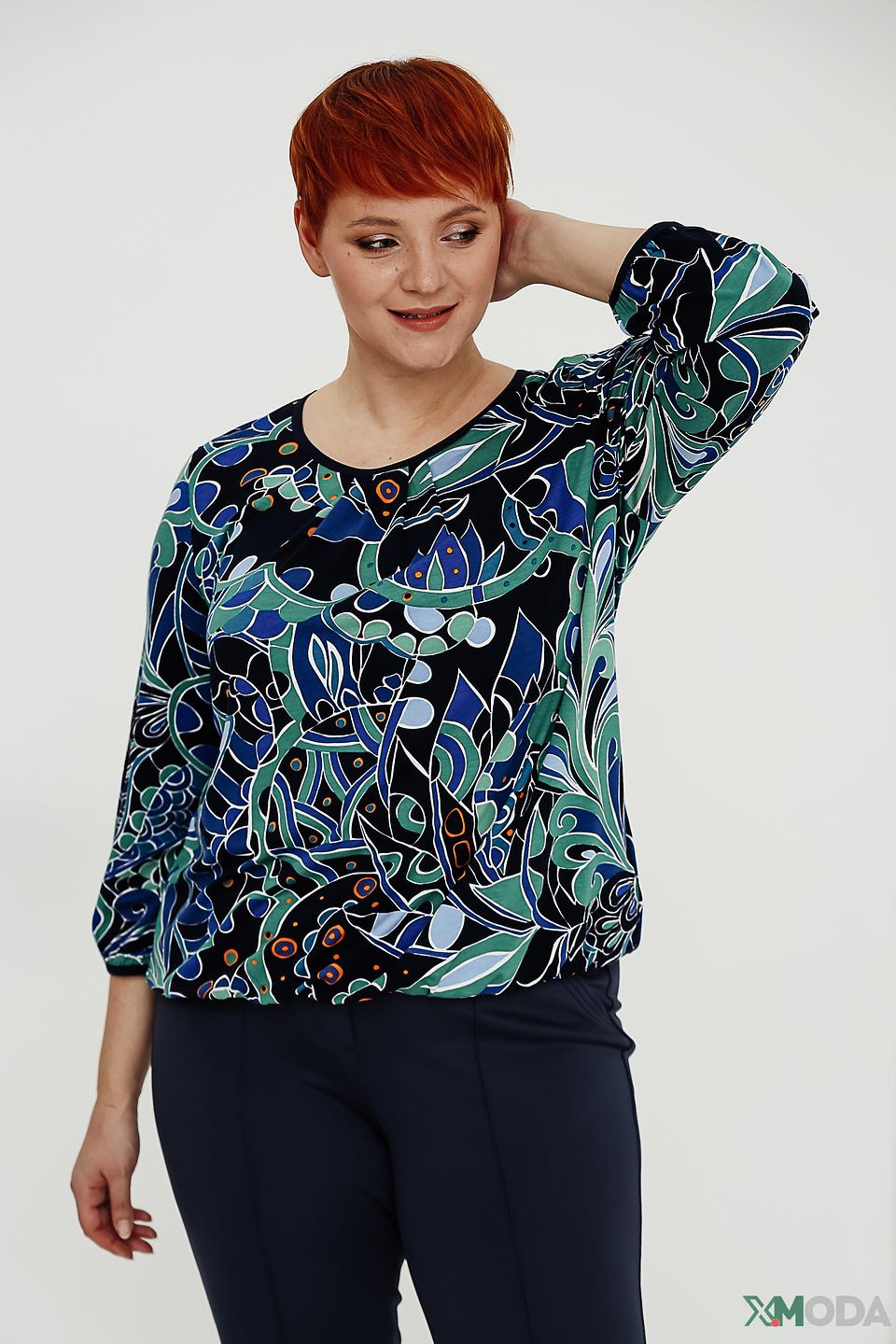 Блуза Via Appia с принтом