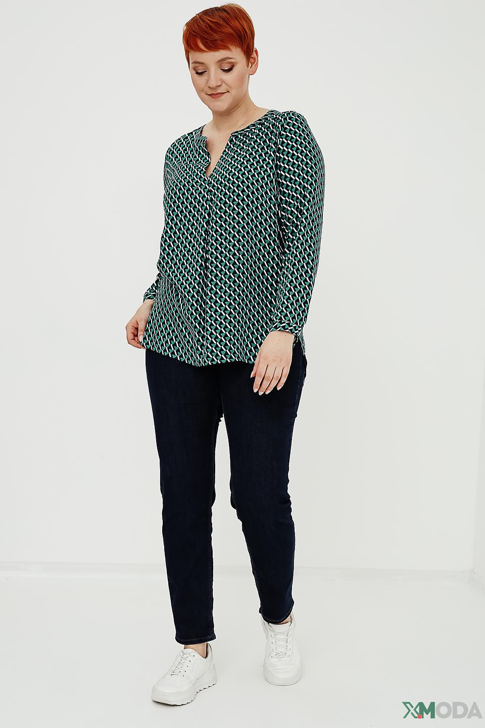 Блуза Via Appia с геометрическим принтом