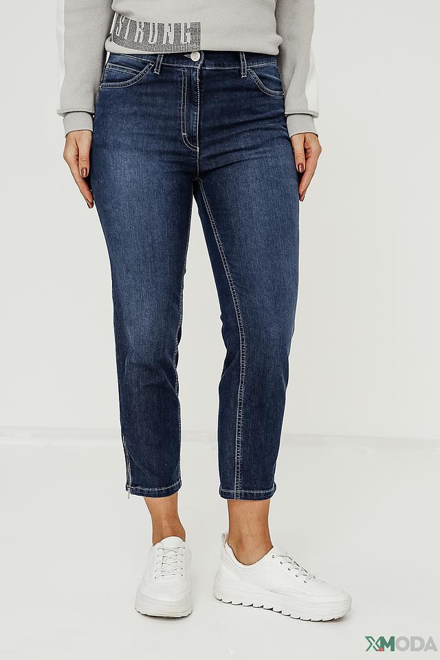 Джинсы Zerres с контрастной отстрочкой синие