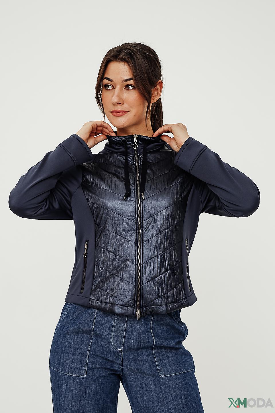 Жакет Bianca стеганый синий