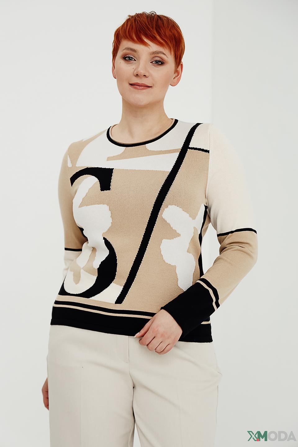 Пуловер Rabe collection с узором