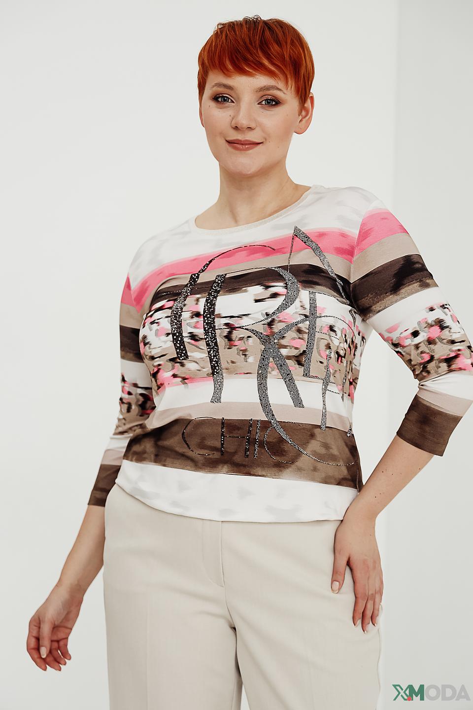 Лонгслив Thomas Rabe с принтом