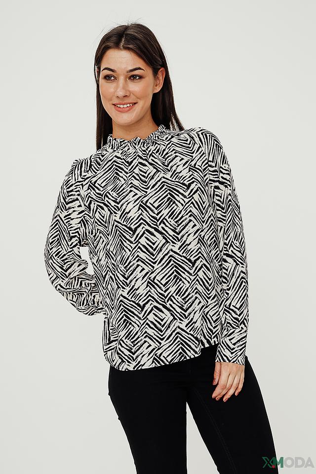 Блуза Lecomte с геометрическим принтом