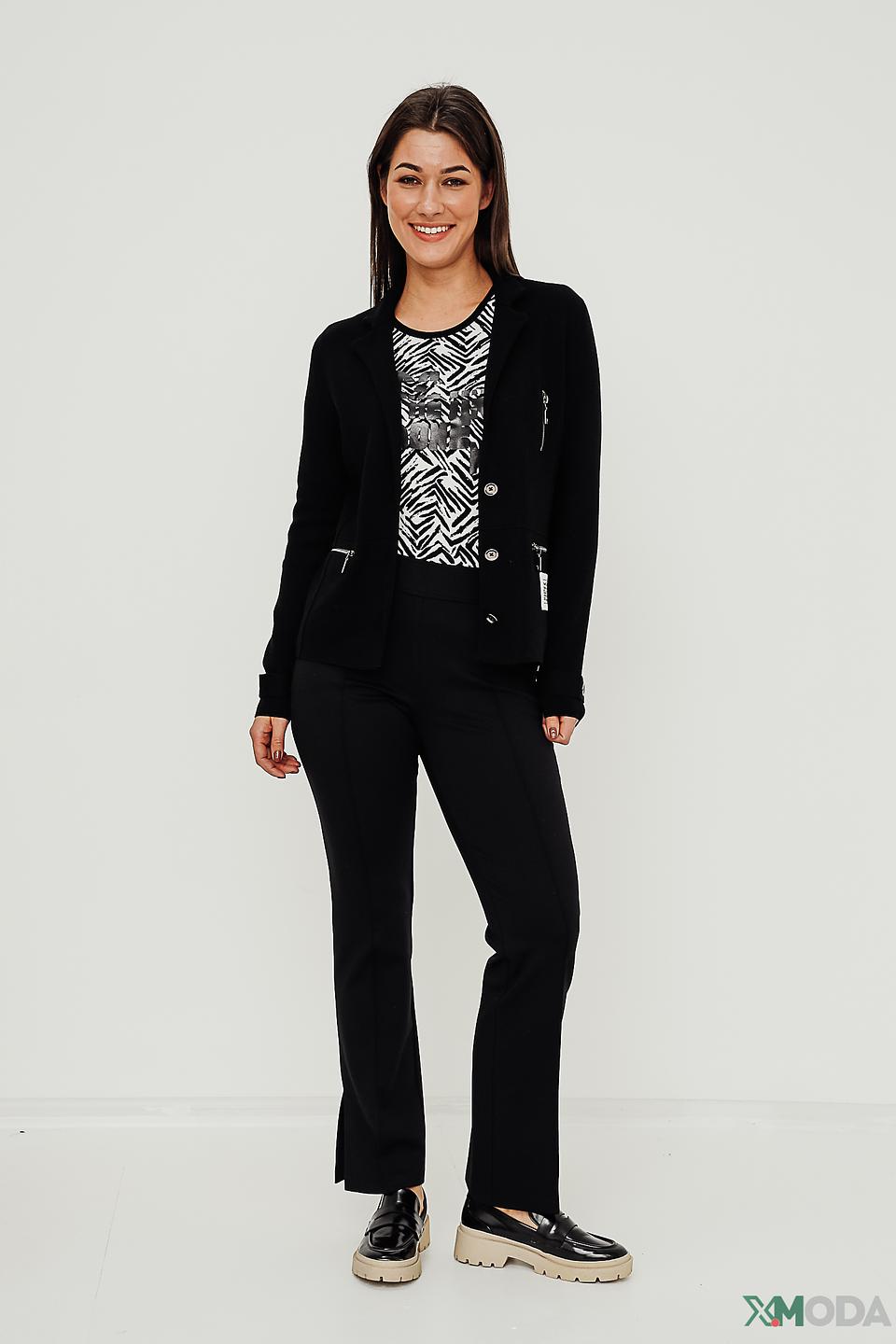 Кардиган Monari чёрный приталенный