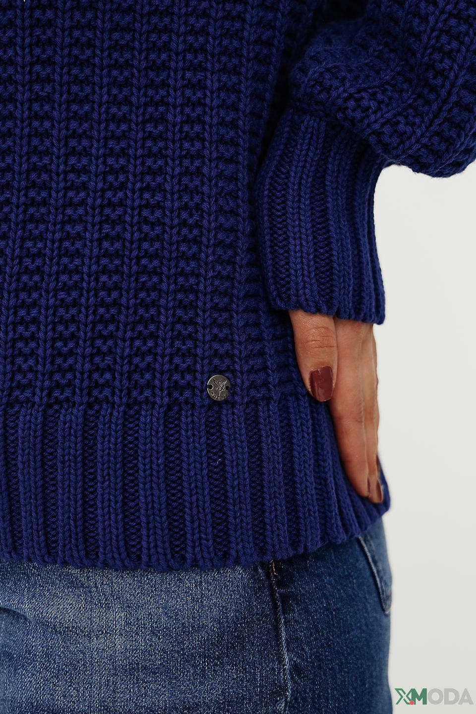 Водолазка Monari синяя с косами