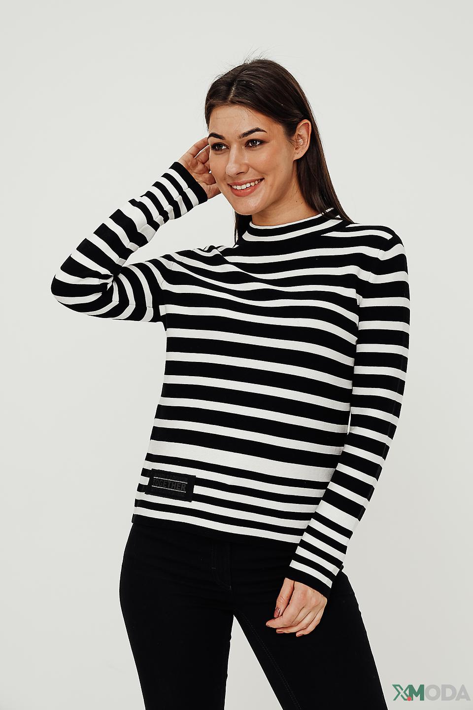 Пуловер Monari в полоску