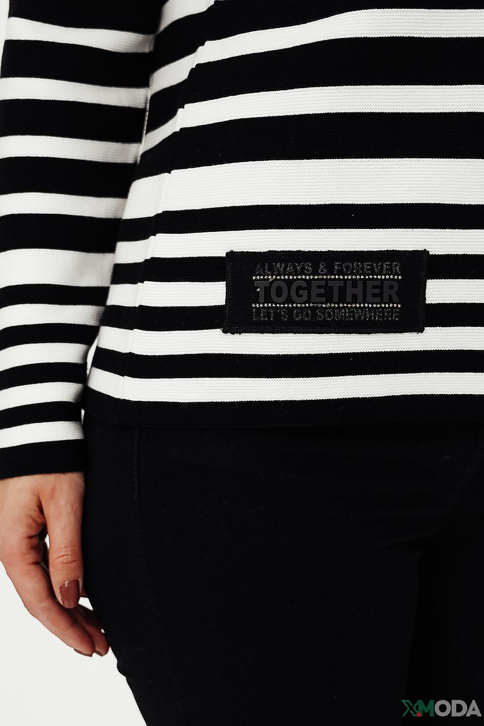 Пуловер Monari в полоску