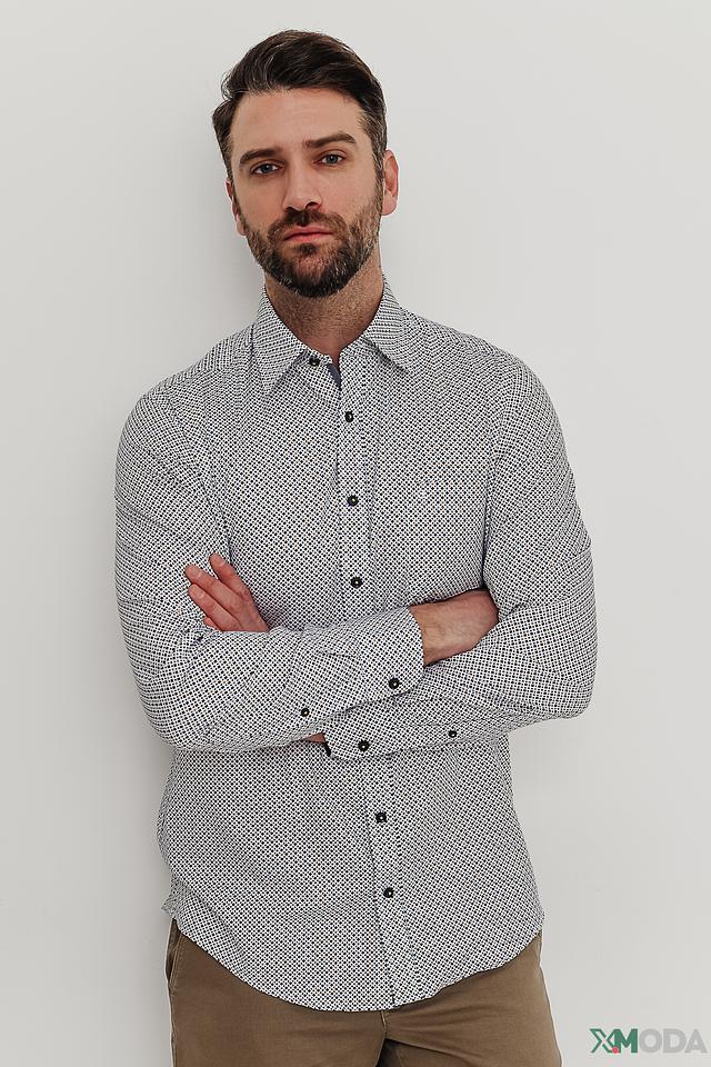 Рубашка Casa Moda с принтом