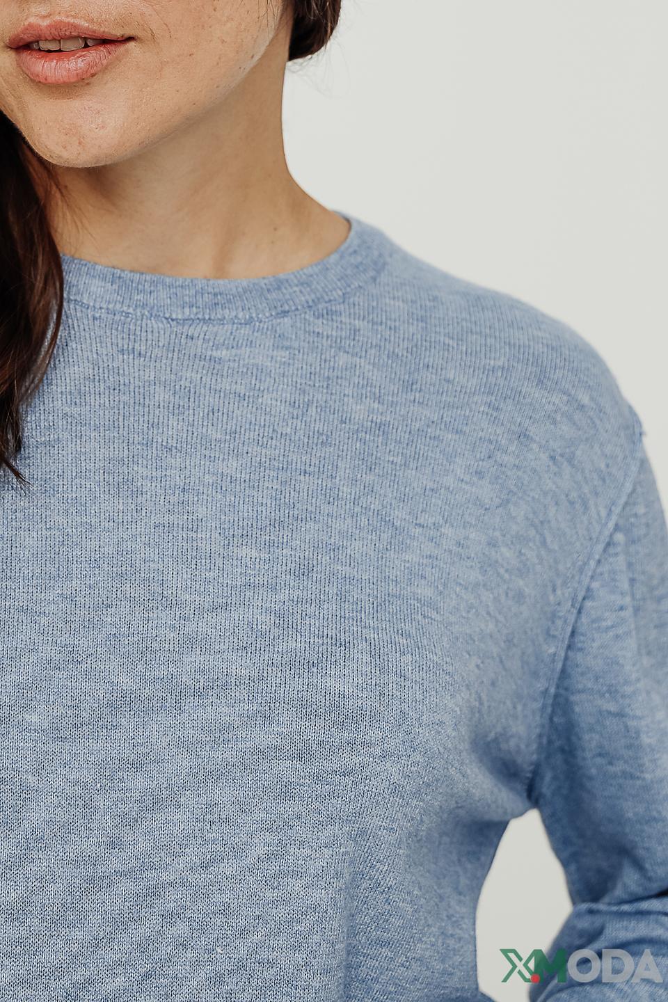 Джемпер Alcott голубой с рукавами-фонариками