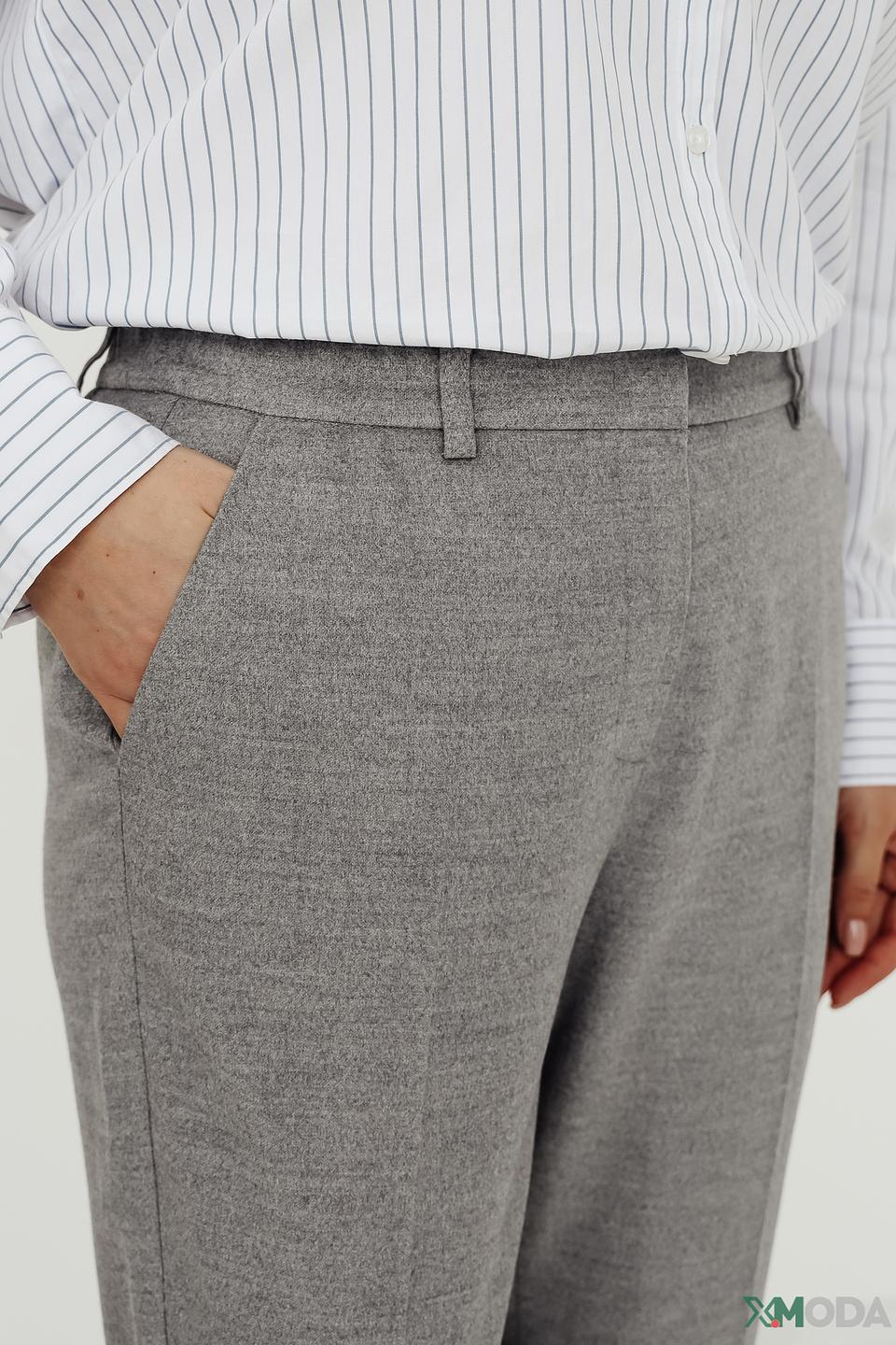 Брюки классические Samoon серые