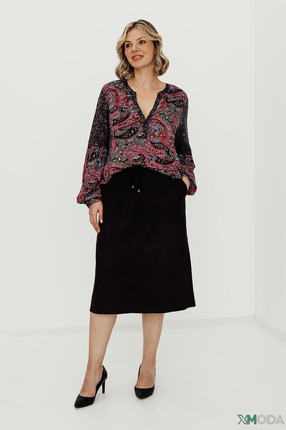 Юбка Gerry Weber чёрная с поясом