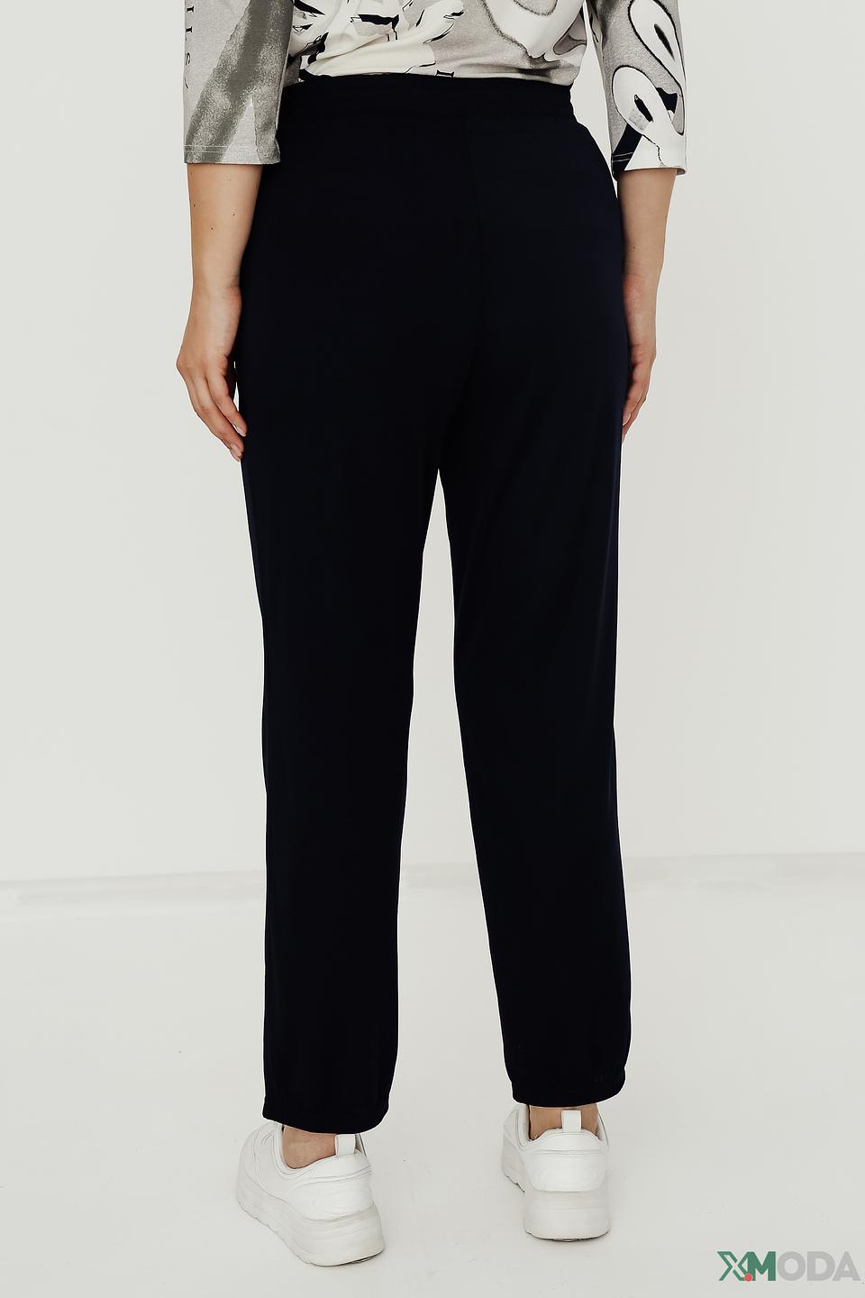 Брюки Lebek с молниями чёрные