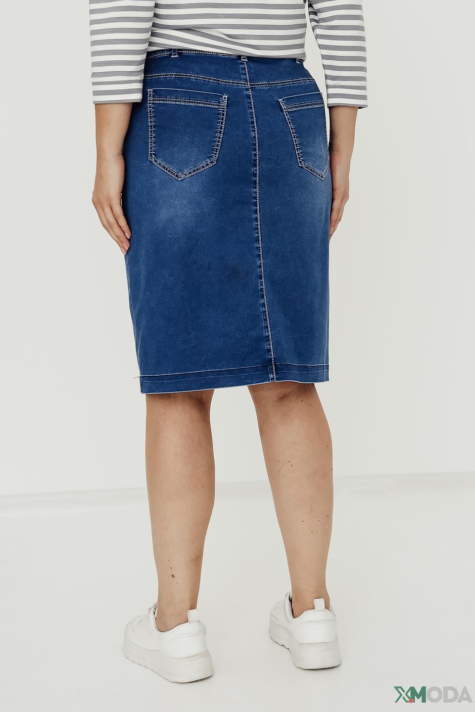 Юбка Frank Walder джинсовая синяя