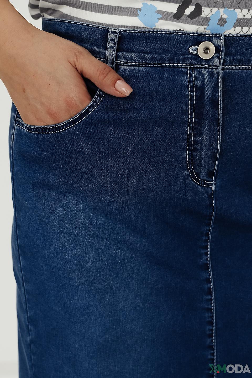 Юбка Frank Walder джинсовая синяя